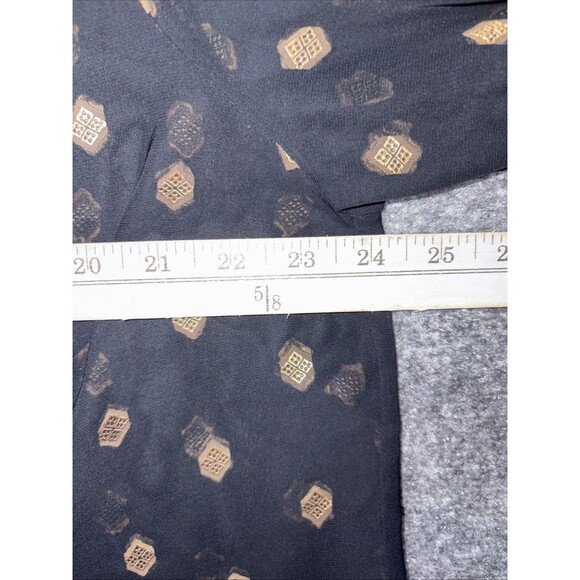 Lucky Brand Shirt Womens Size 2X Black Gold Sheer Boho WhimsiGoth Boho - Picture 6 of 8